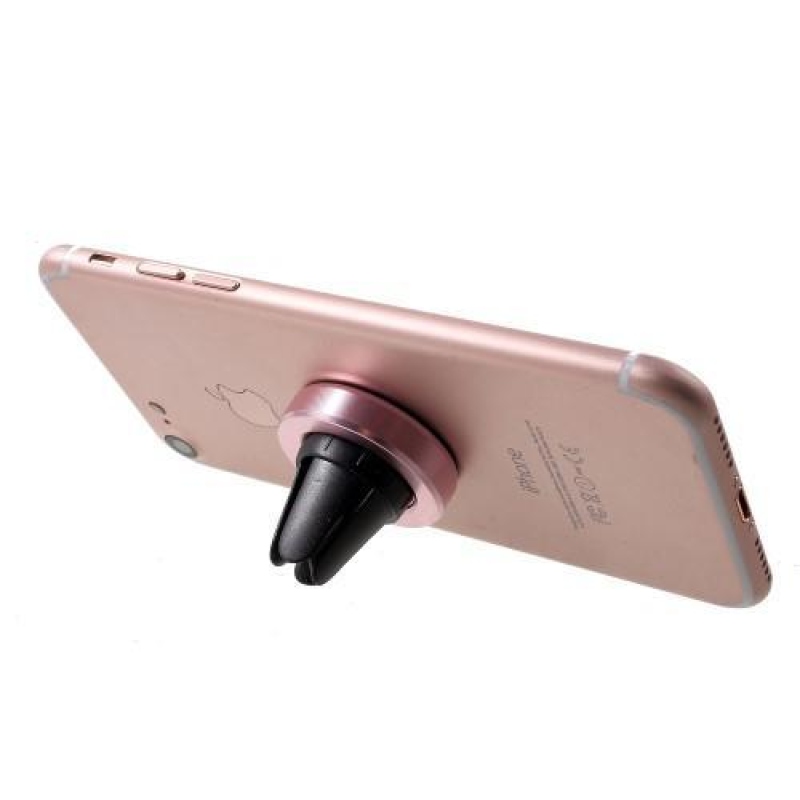 Air univerzální magnetický držák na mobil do větráku - růžovozlatý
