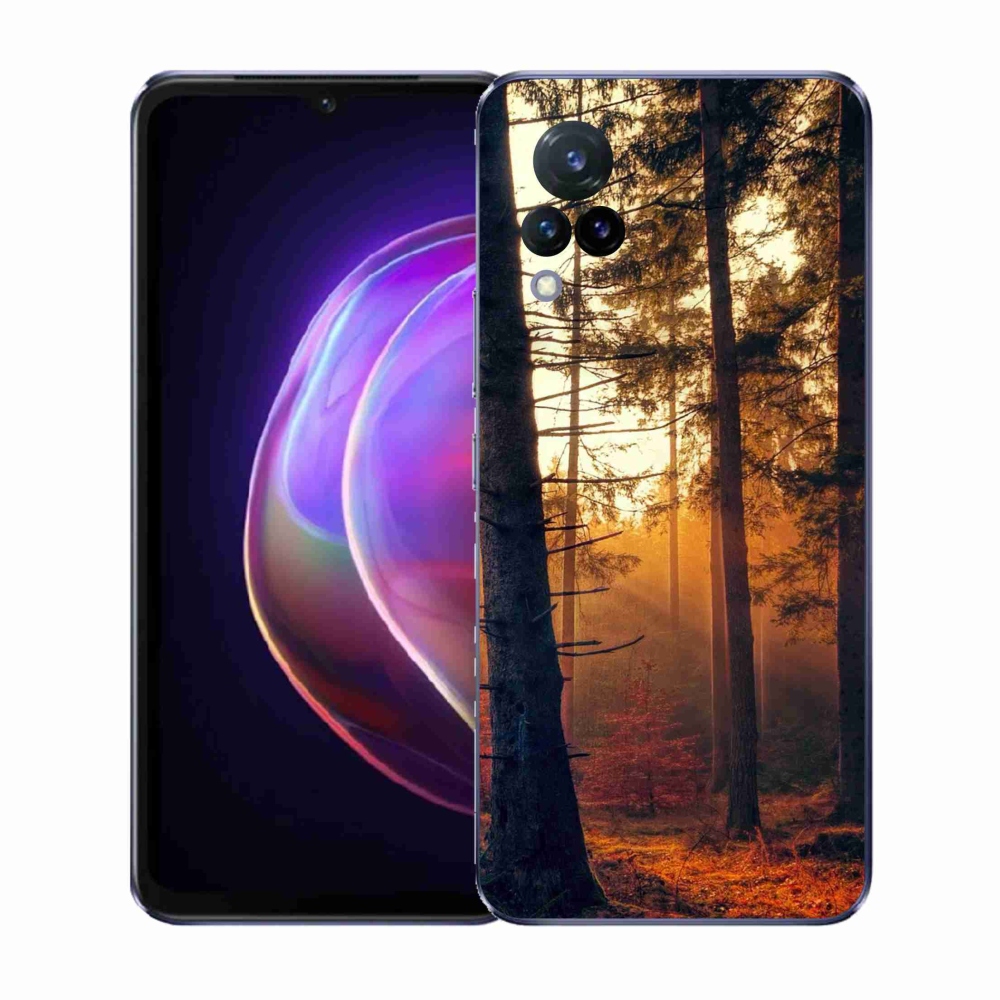 Gelový kryt mmCase na Vivo V21 4G/5G - les