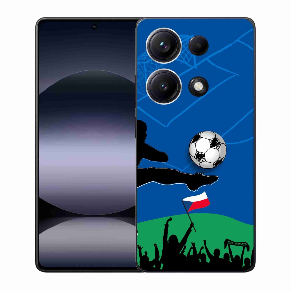 Gelový kryt mmCase na Xiaomi Redmi Note 14S - fanoušci fotbalu