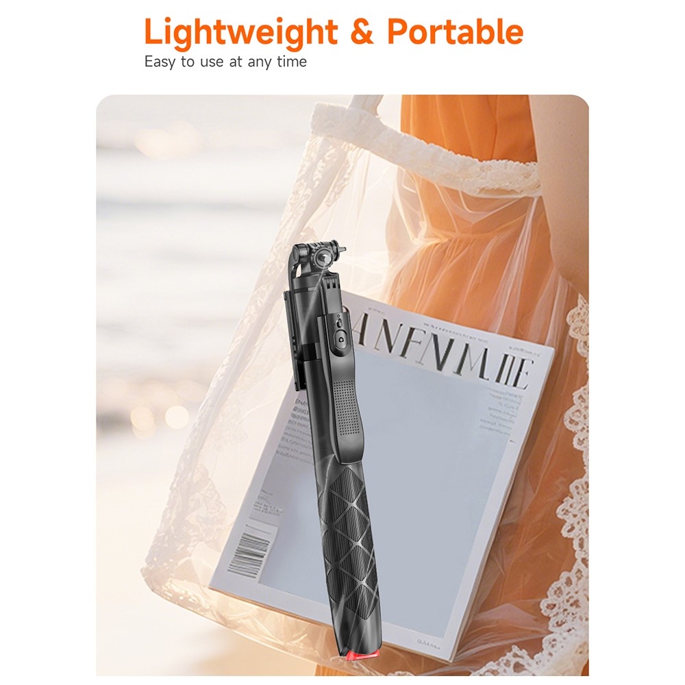 Teleskopická selfie tyč L16-TT se stativem 1,8 m s dálkovým ovládáním