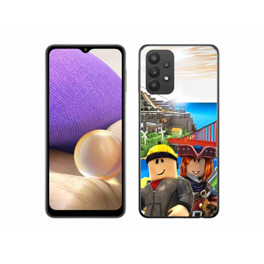 Gelový kryt mmCase na Samsung Galaxy A32 5G - roblox 1