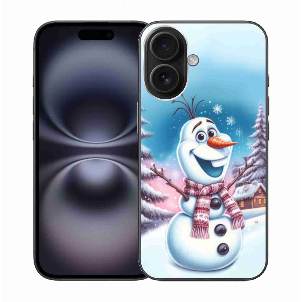 Gelový kryt mmCase na iPhone 16 - ledové království