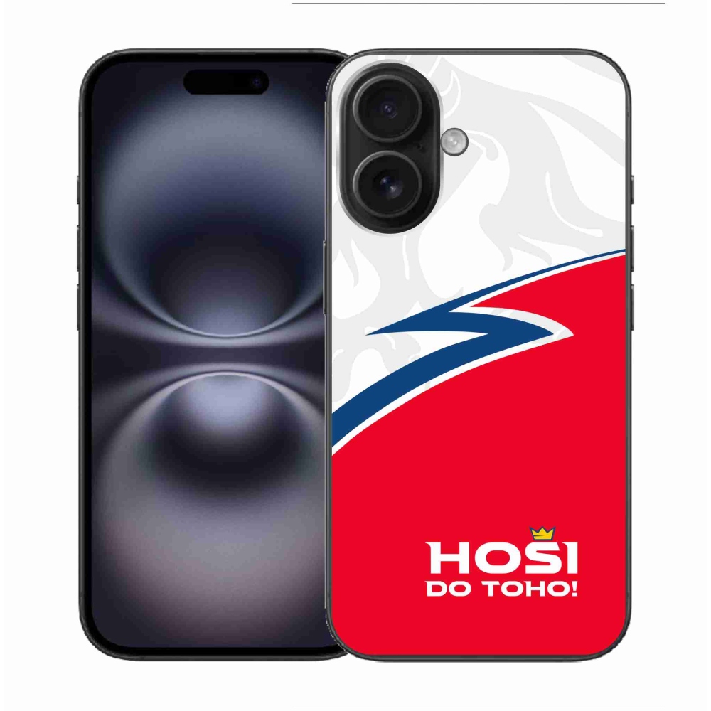 Gelový kryt mmCase na iPhone 16 - hoši do toho 1