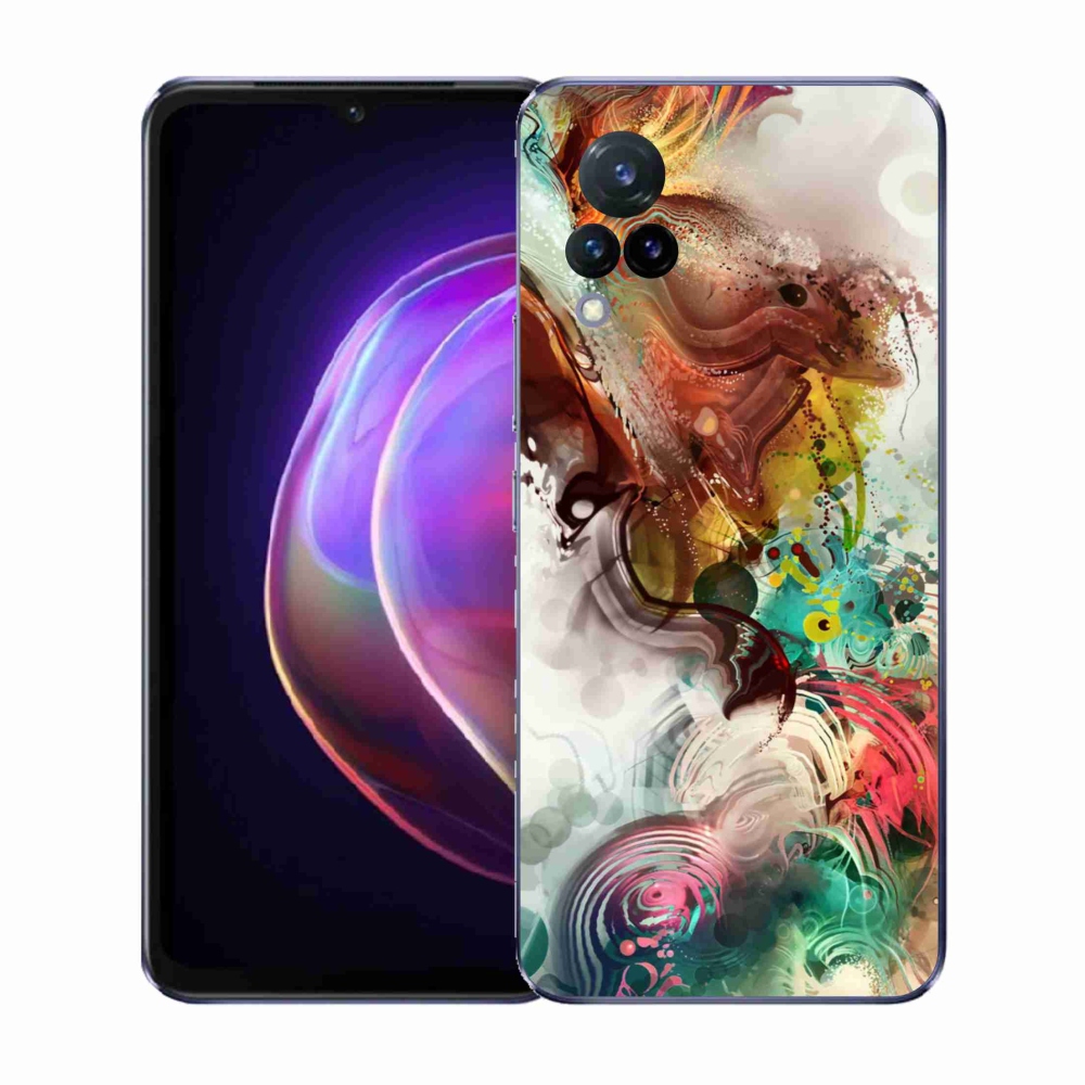 Gelový kryt mmCase na Vivo V21 4G/5G - abstrakt 1