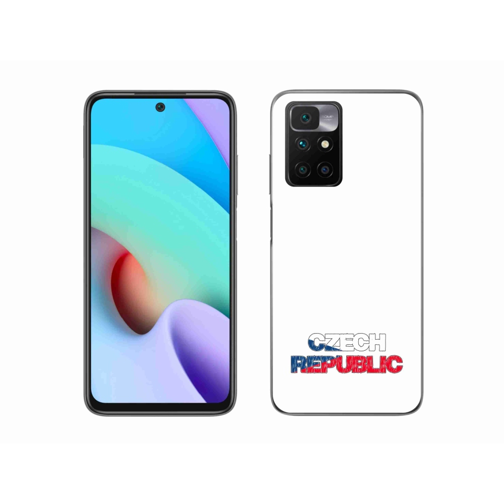 Gelový kryt mmCase na Xiaomi Redmi 10/Redmi 10 (2022) - Czech Republic bílé pozadí