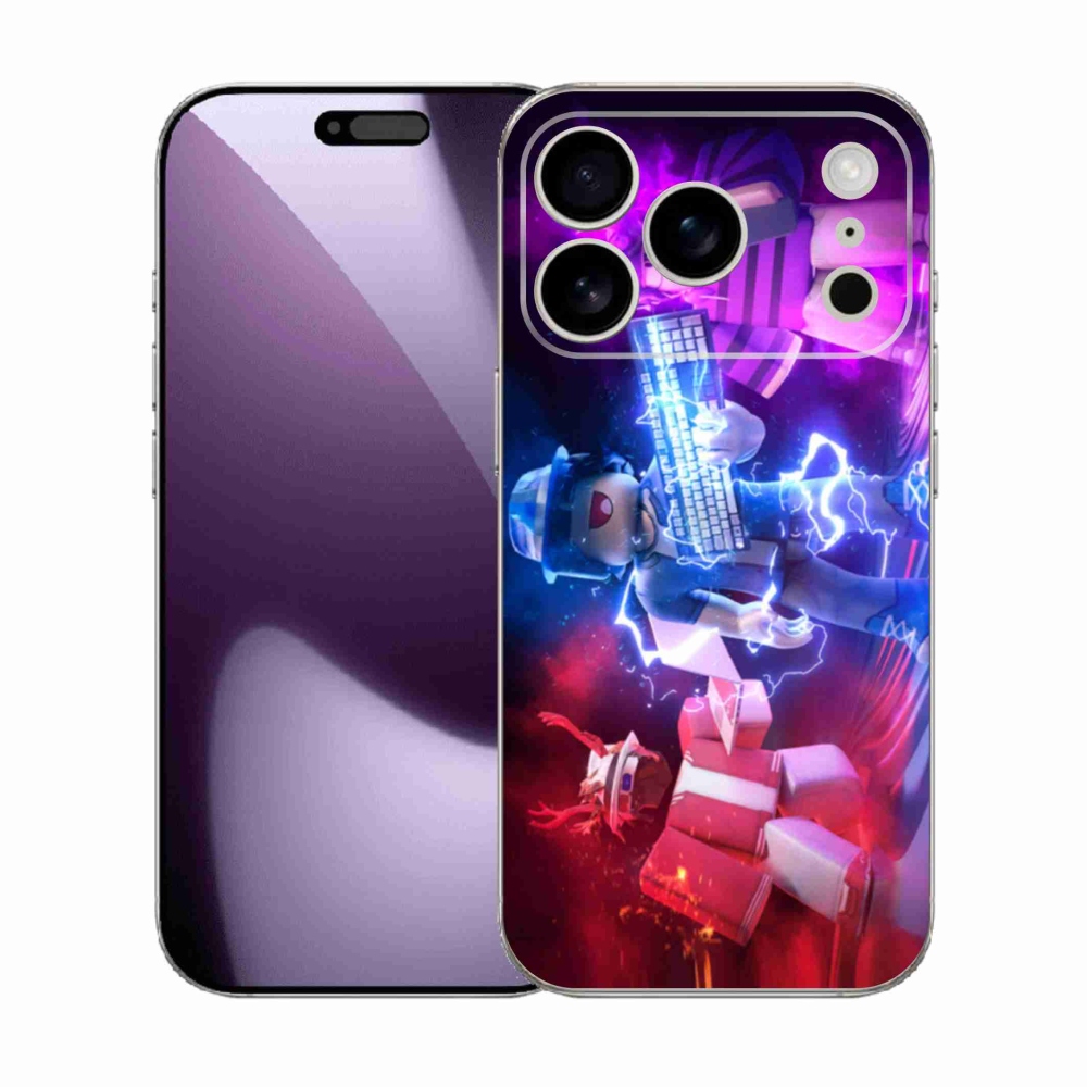 Gelový kryt mmCase na iPhone 17 Pro - roblox
