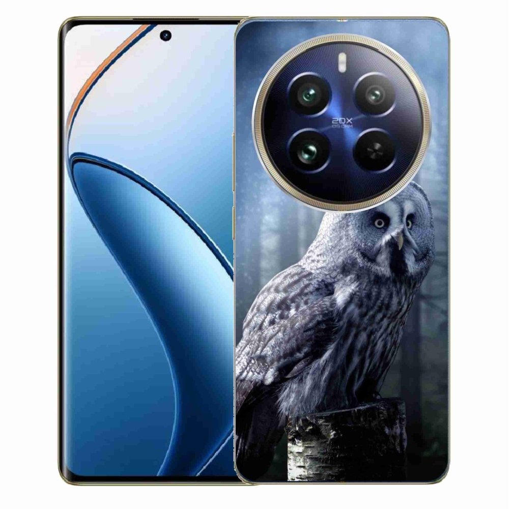 Gelový kryt mmCase na Realme 12 Pro 5G/12 Pro+ 5G - sova