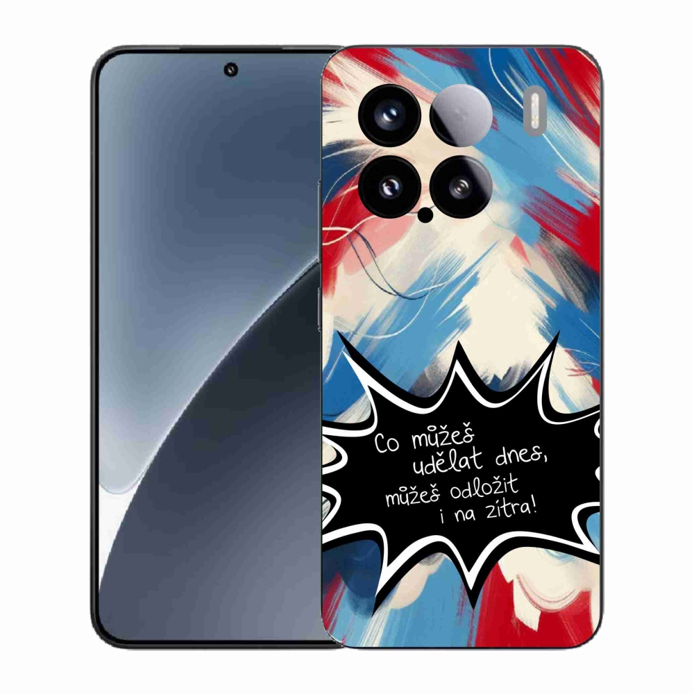 Gelový kryt mmCase na Xiaomi 15 - vtipný text 9 černé pozadí