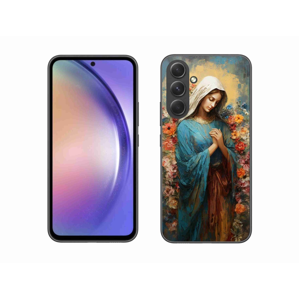 Gelový kryt mmCase na Samsung Galaxy A54 5G - svatá žena