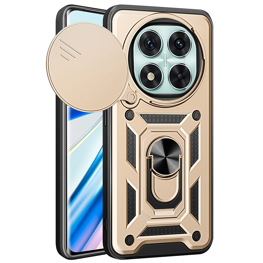 Ring odolný kryt na Xiaomi Redmi Note 14 Pro 5G/Poco X7 5G - zlatý