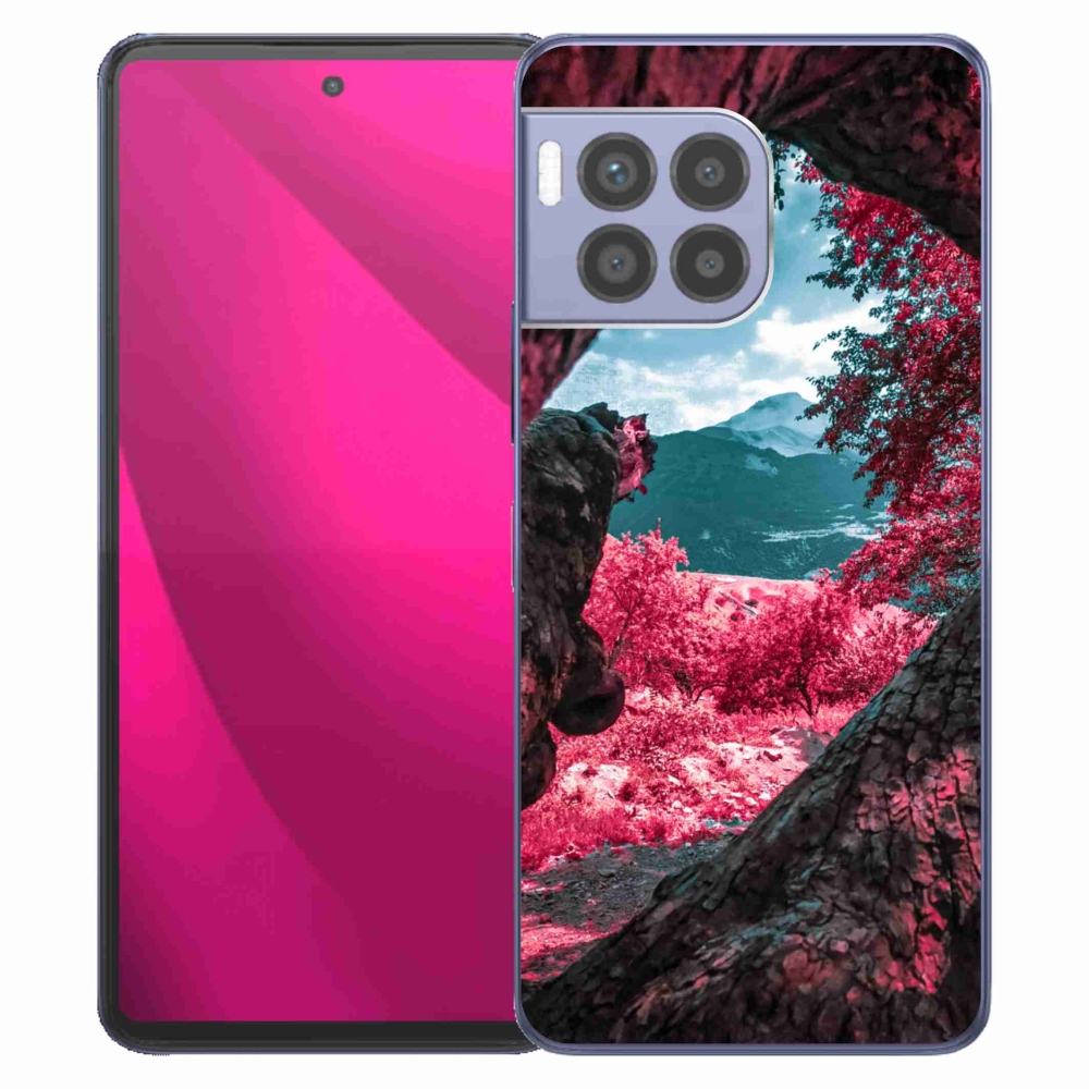 Gelový kryt mmCase na T-Mobile T Phone 2 Pro - výhled na hory