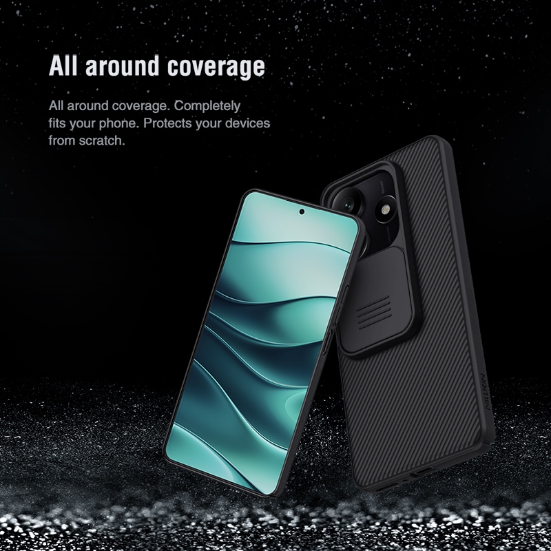 Nillkin CamShield Zadní Kryt pro Xiaomi Redmi Note 14 5G Black