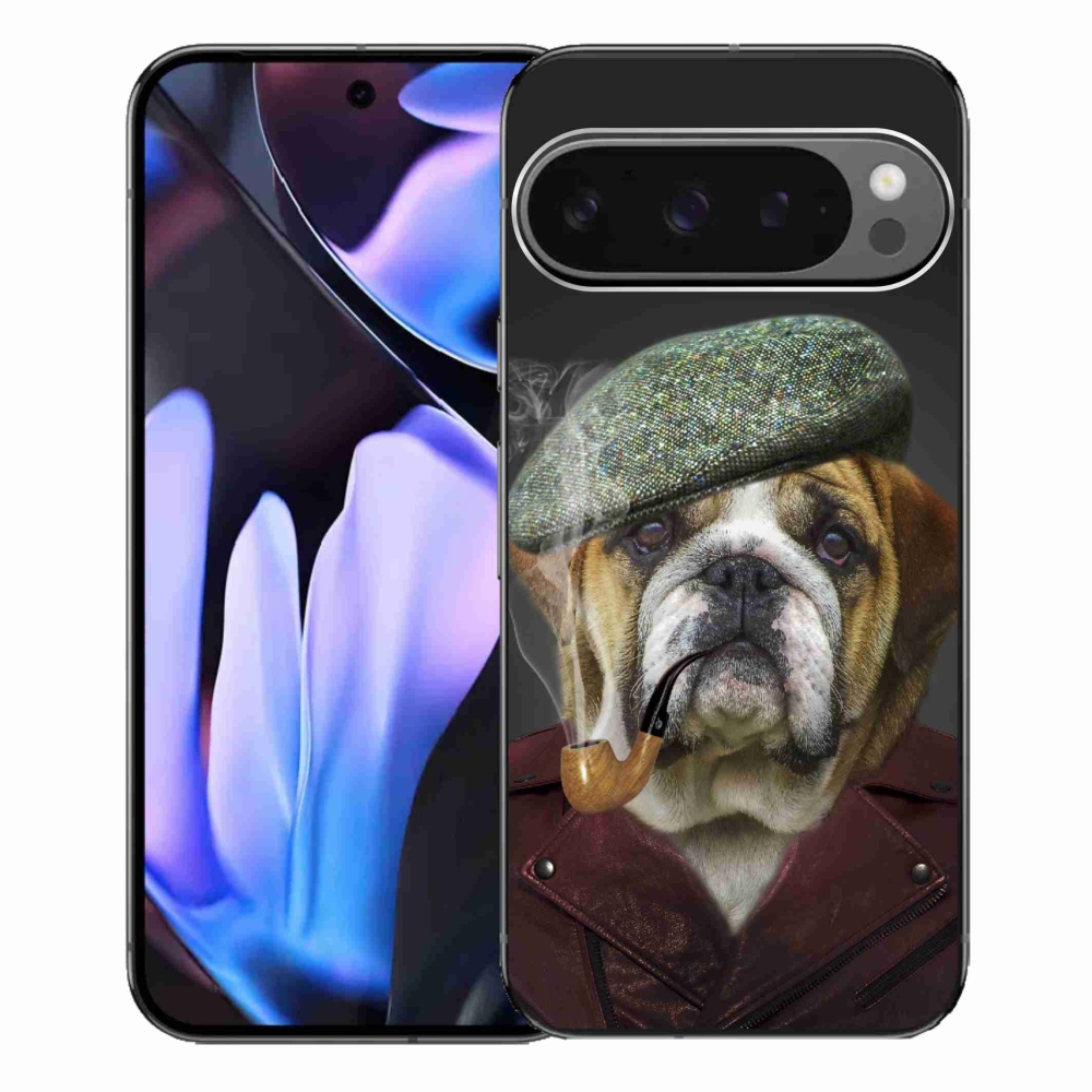 Gelový kryt mmCase na Google Pixel 9 Pro XL - pes s fajfkou