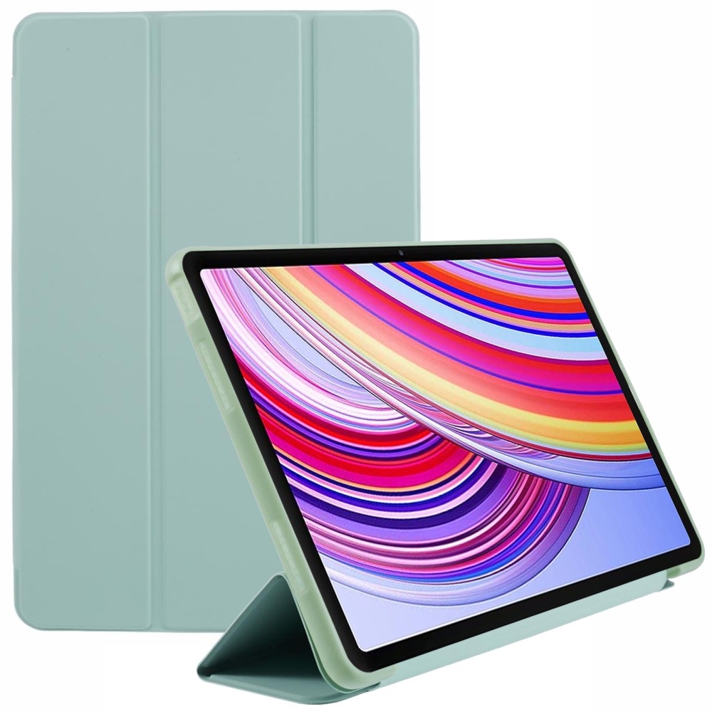 Fold chytré zavírací pouzdro na tablet Xiaomi Redmi Pad Pro 4G/5G - světlezelené