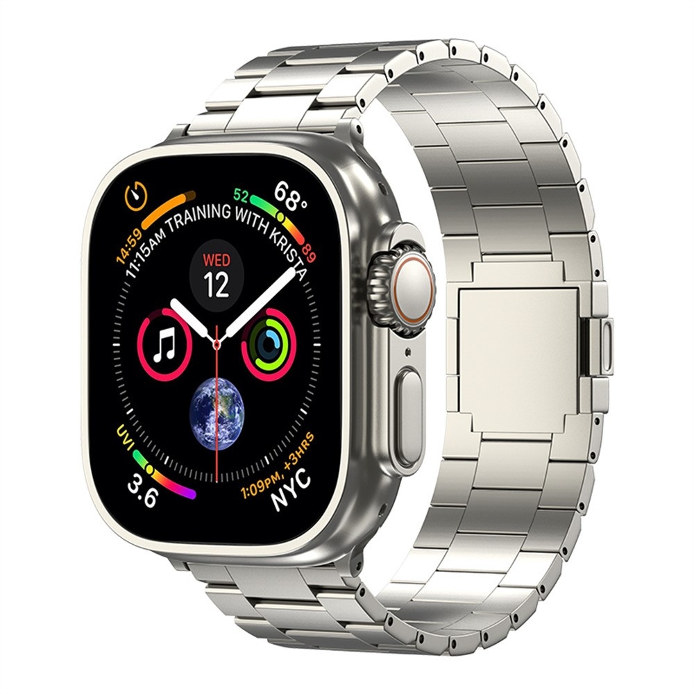 Alloy titanový řemínek na Apple Watch Ultra 4/3/2/1 49mm/12/11/10 46mm - titan