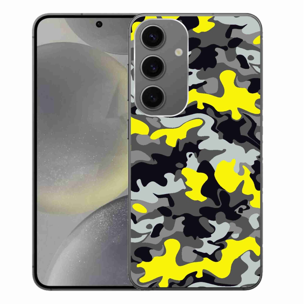 Gelový kryt mmCase na Samsung Galaxy S24+ - maskáčový vzor 6
