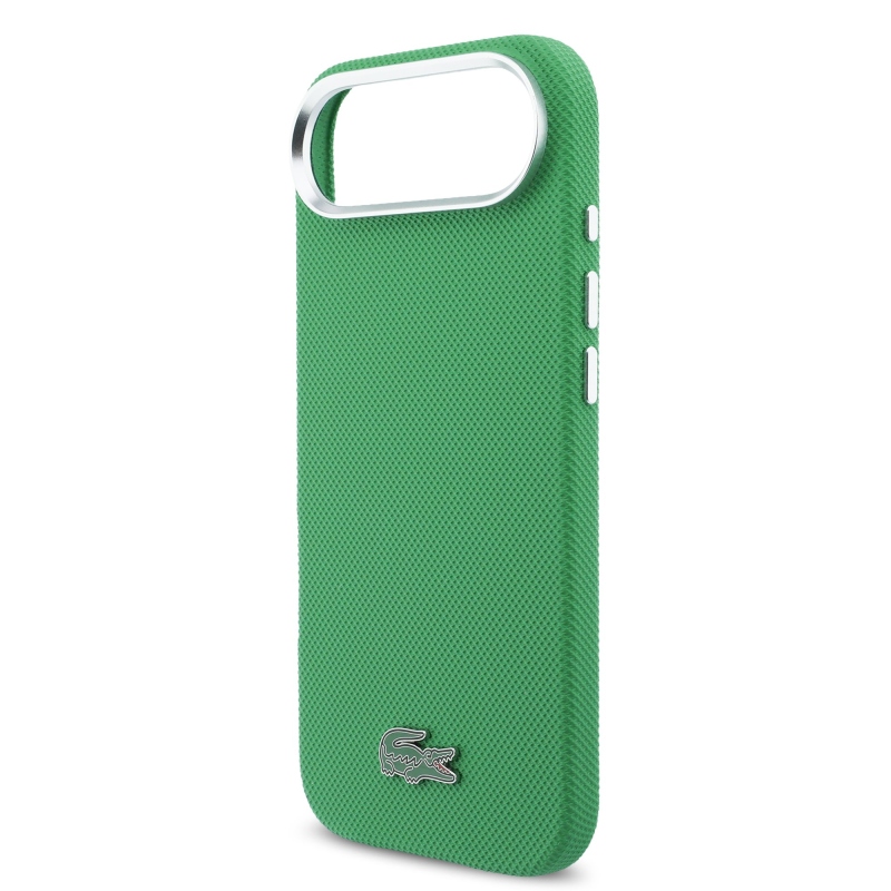 Lacoste Iconic Petit Pique Metal Logo MagSafe Zadní Kryt pro iPhone Air Green