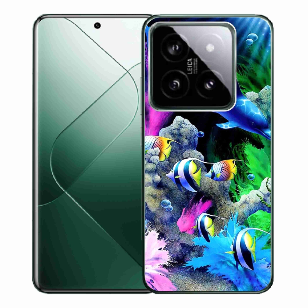 Gelový obal mmCase na Xiaomi 14 Pro - mořský svět