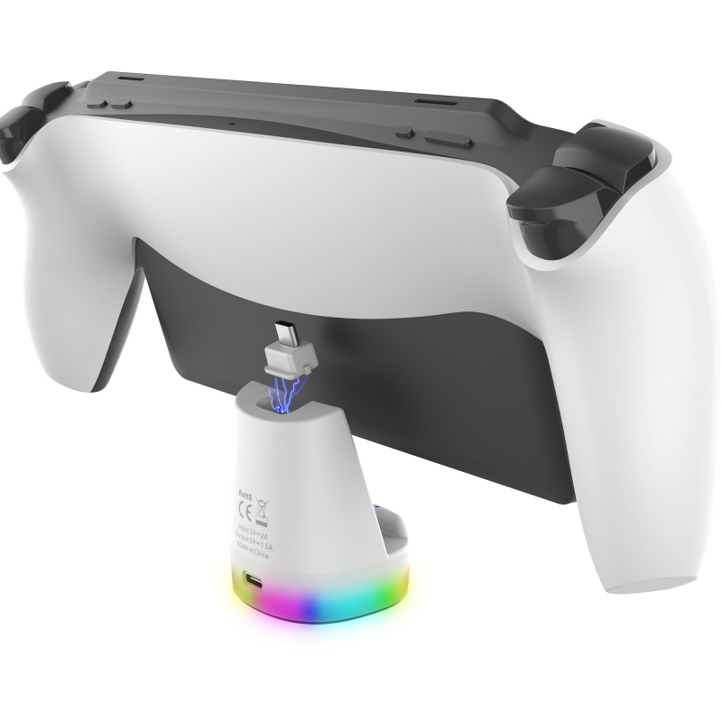 iPega P5P25 Mini Magnetický Nabíjecí Stojan pro Playstation Portal Remote Player White