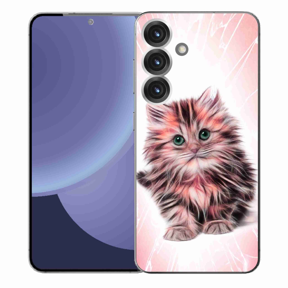 Gelový kryt mmCase na Samsung Galaxy S25+ - roztomilé kotě