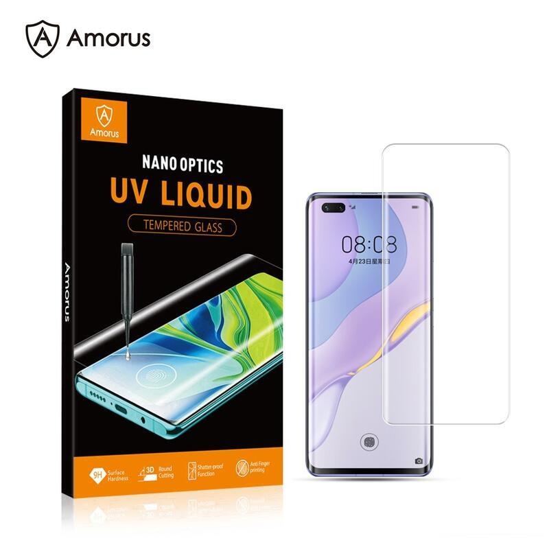 AMS celoplošné tvrzené sklo (UV světlo) na mobil Vivo X60 Pro 5G