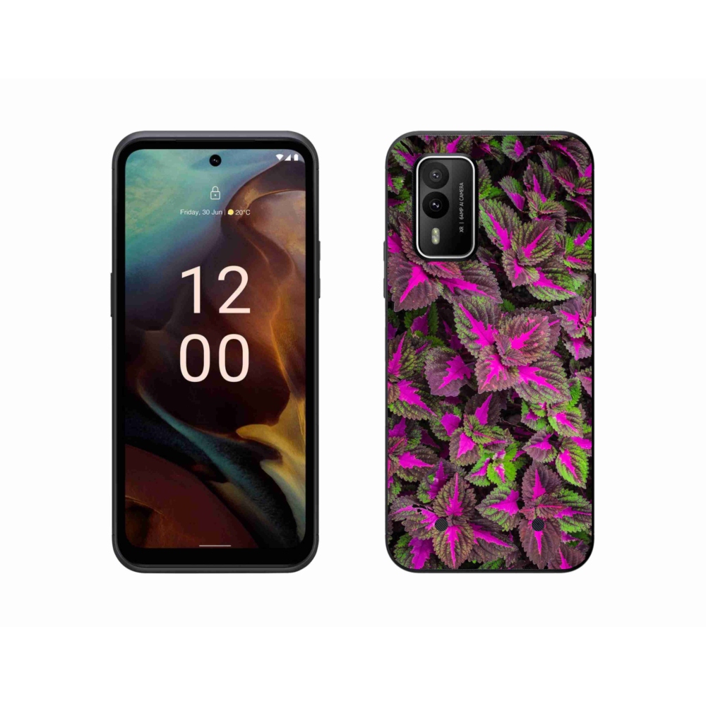 Gelový kryt mmCase na Nokia XR21 - květiny 10