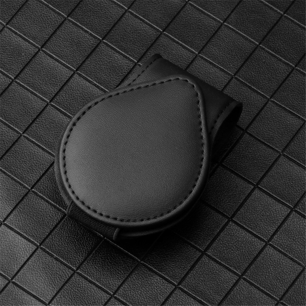 Klipový držák brýlí na sluneční clonu do auta - černý