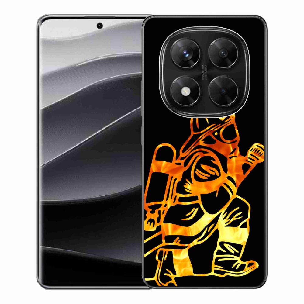 Gelový kryt mmCase na Xiaomi Redmi Note 14 Pro 5G/Poco X7 5G - hasič 1