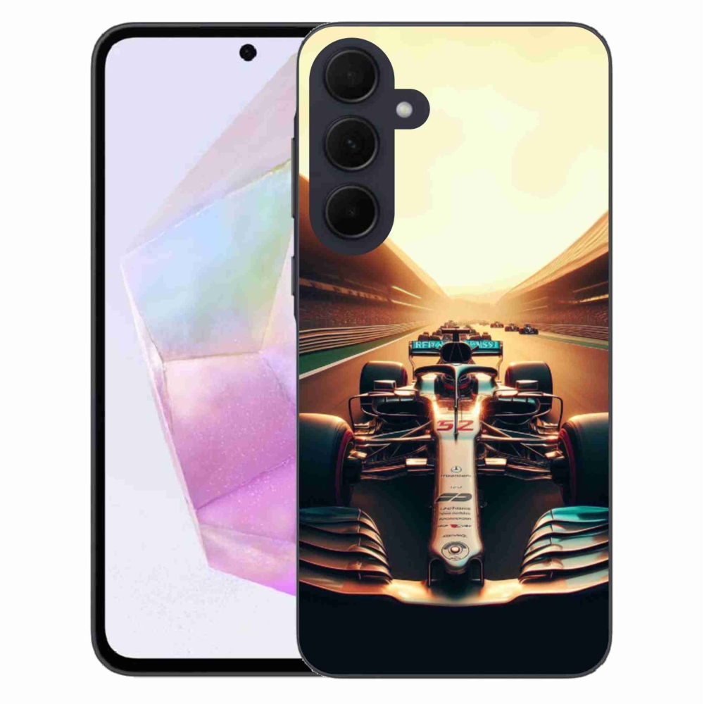 Gelový kryt mmCase na Samsung Galaxy A35 5G - formule 1