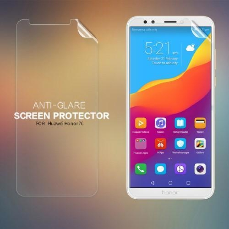 Antireflexní ochranná fólie na Huawei Y7 Prime (2018) a Honor 7C