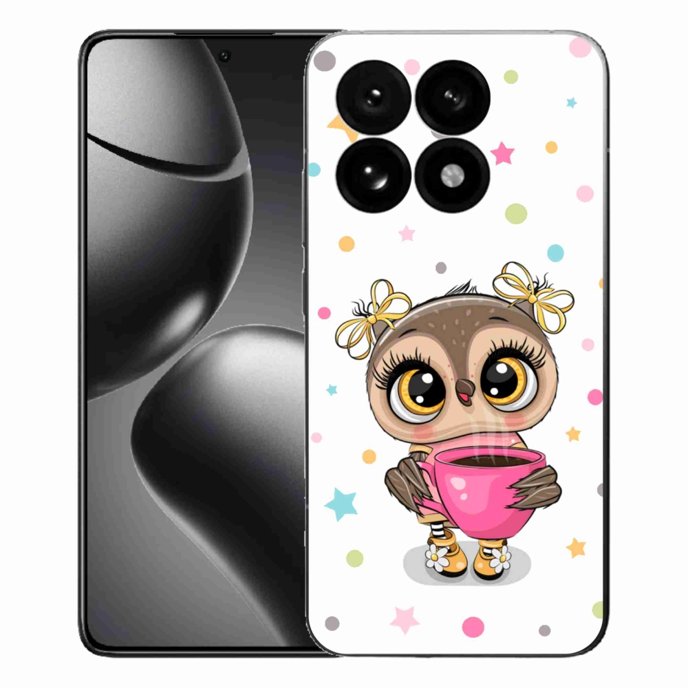 Gelový kryt mmCase na Xiaomi 15T - kreslená sovička