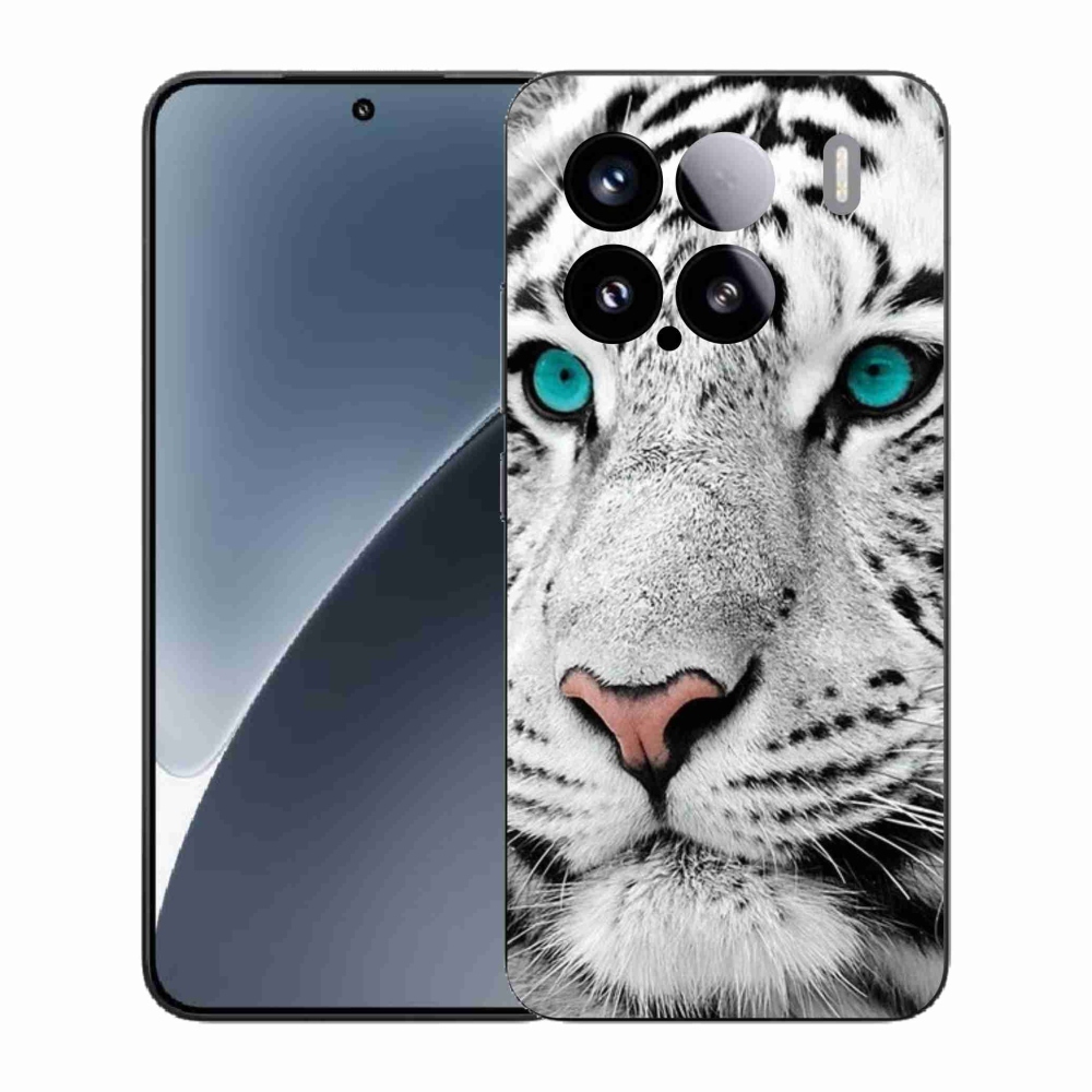 Gelový kryt mmCase na Xiaomi 15 - bílý tygr