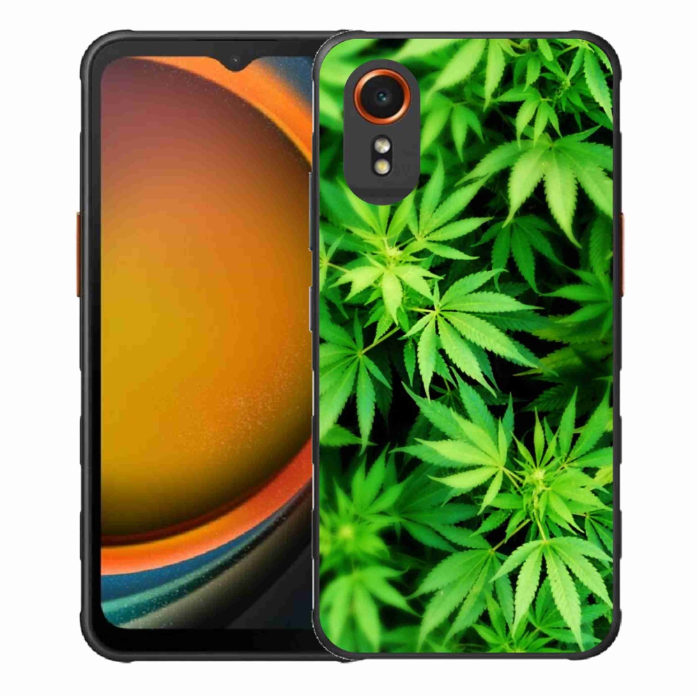 Gelový kryt mmCase na Samsung Galaxy Xcover 7 - konopí 3