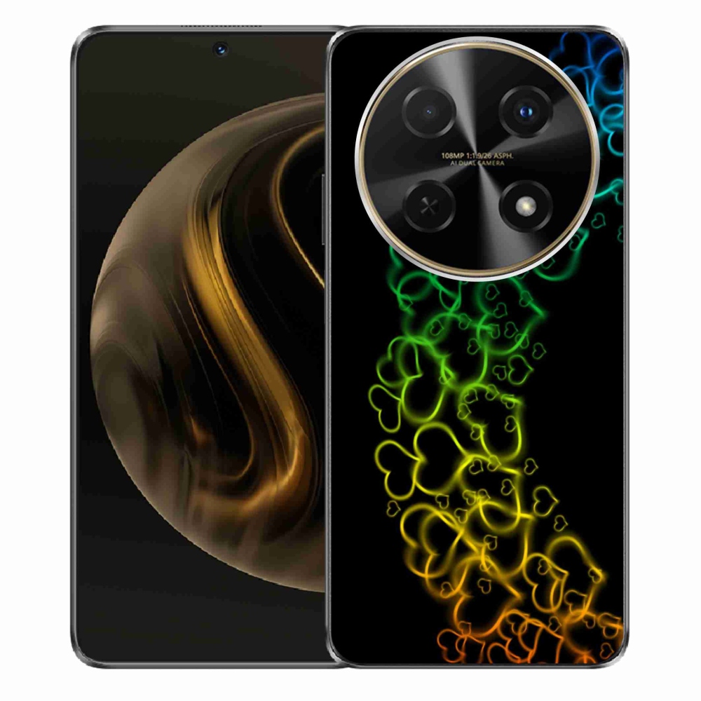 Gelový kryt mmCase na Huawei Nova 12i - barevná srdíčka