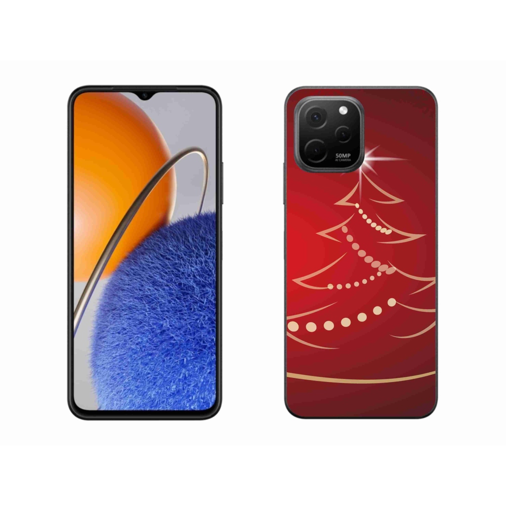Gelový kryt mmCase na Huawei Nova Y61 - kreslený vánoční stromek