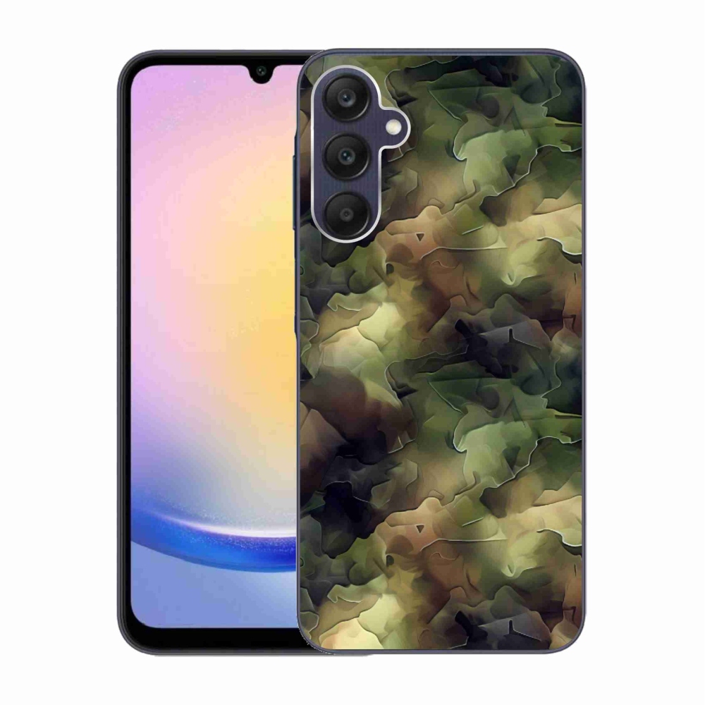 Gelový kryt mmCase na Samsung Galaxy A25 5G - maskáčový vzor 10