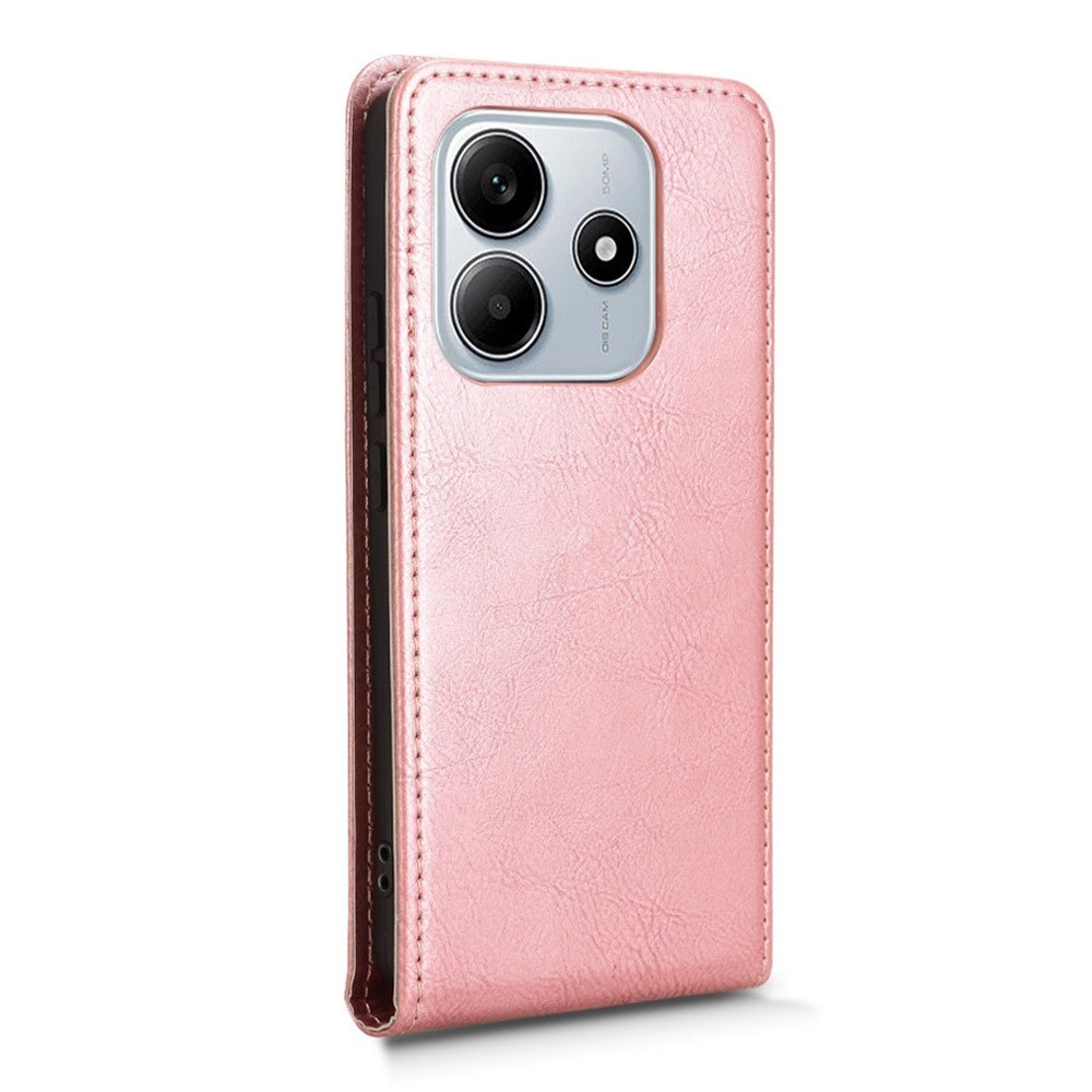 Vert flipové pouzdro na Xiaomi Redmi Note 14 5G - růžovozlaté
