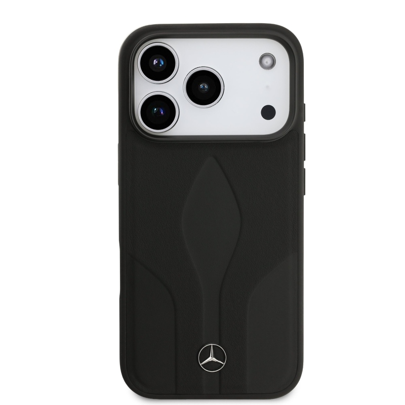 Mercedes Leather The Move MagSafe Zadní Kryt pro iPhone 17 Pro Black