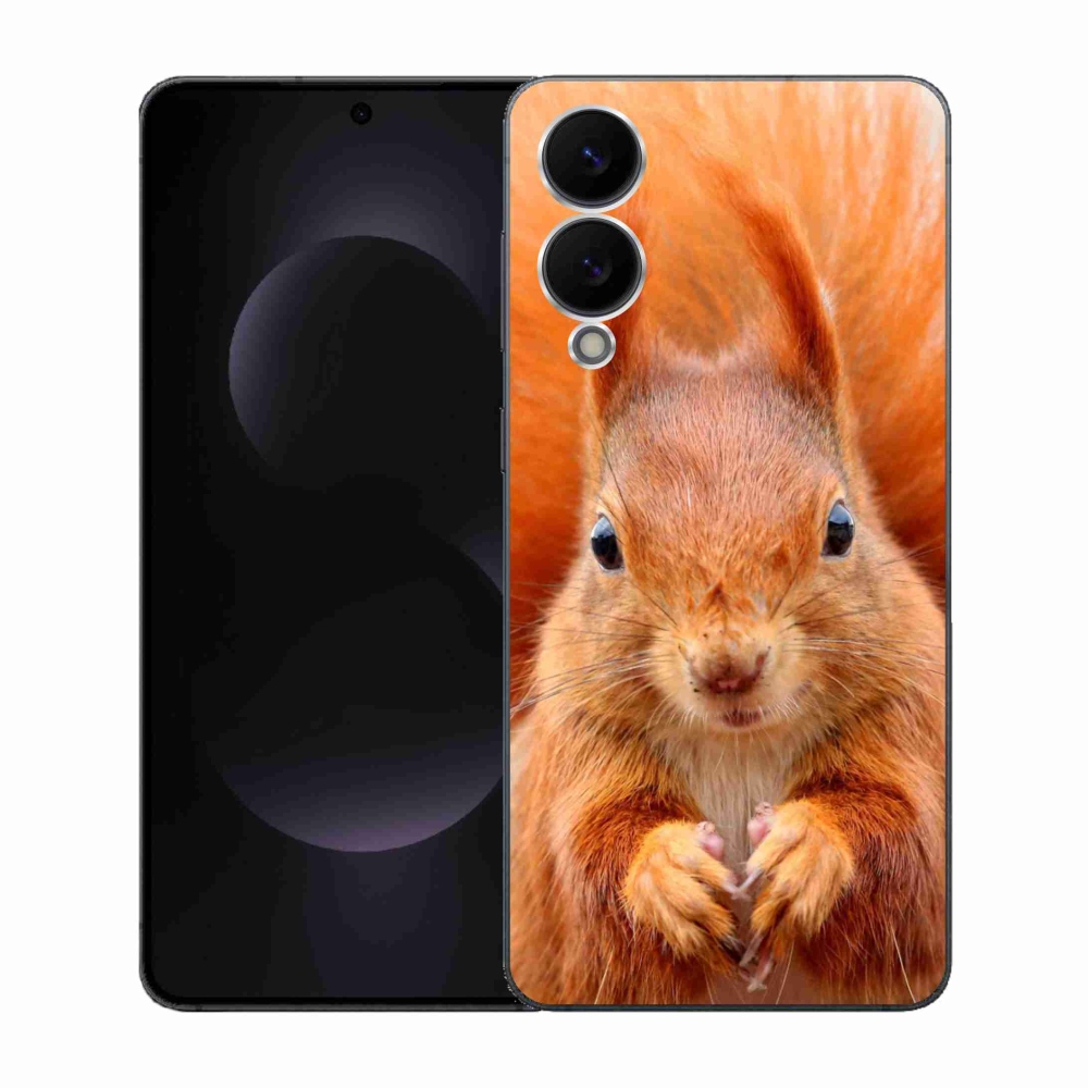 Gelový kryt mmCase na Samsung Galaxy S25 Edge - veverka