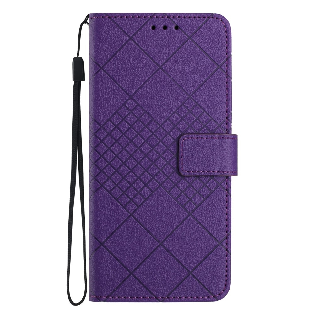 Folio knížkové pouzdro na Xiaomi Redmi A5 (173.45x79.35x8.45mm) - fialové