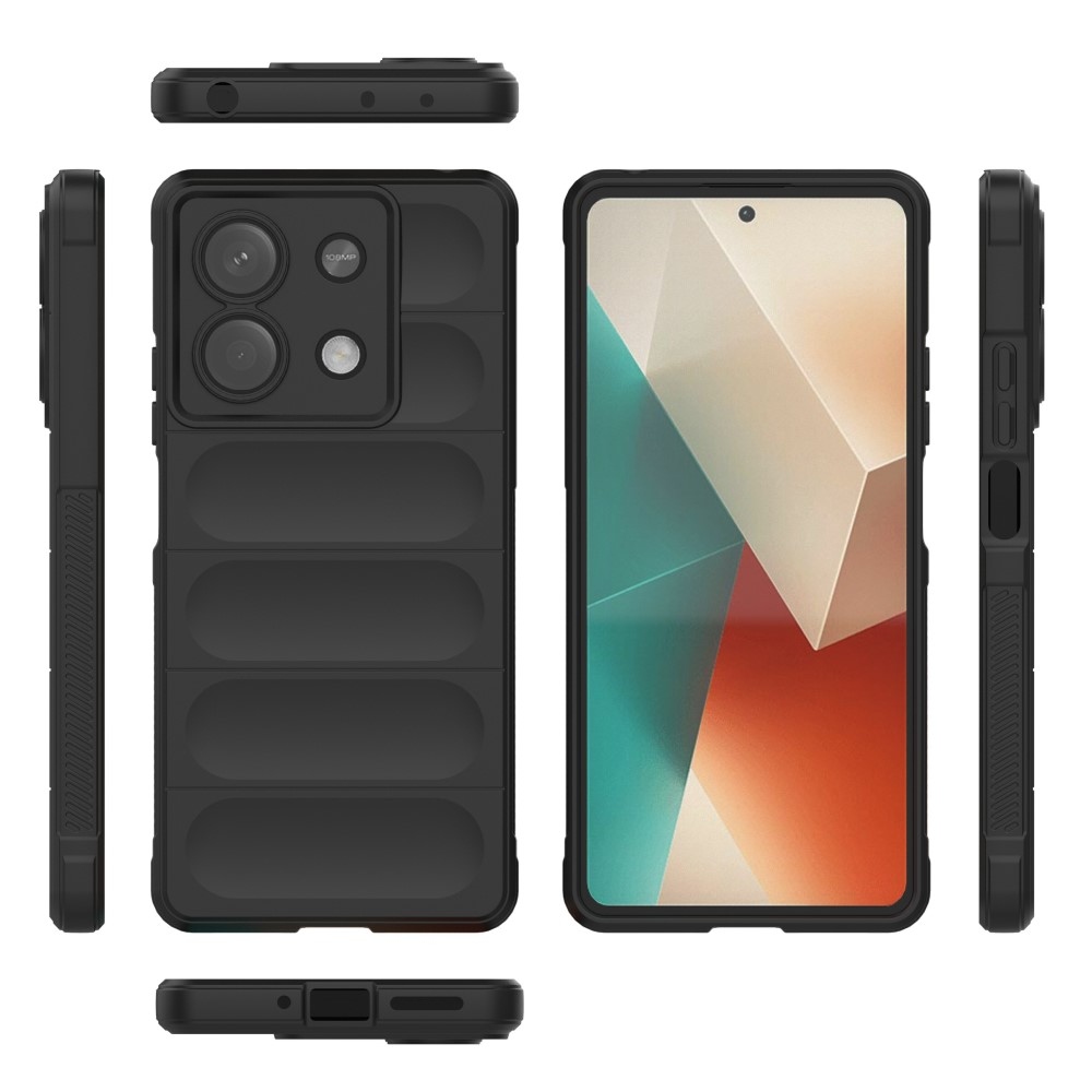 Rugg odolný gelový obal na Xiaomi Redmi Note 13 5G - černý