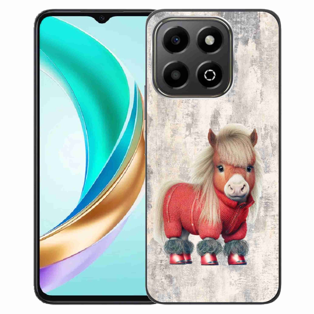 Gelový kryt mmCase na Honor X6b - poník ve svetru
