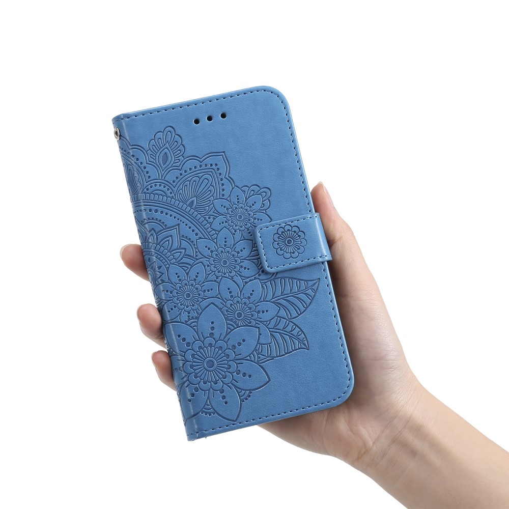 Mandala knížkové pouzdro na Huawei Nova Y61 - modré