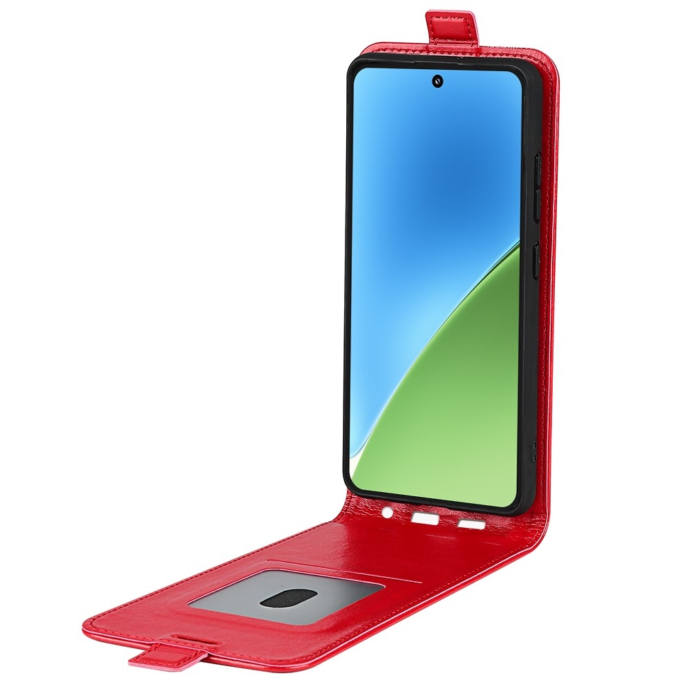 Vertical knížkové pouzdro na Xiaomi 15 - červené