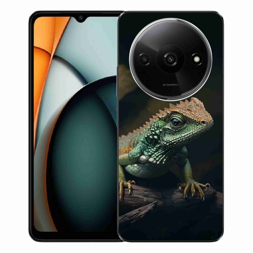 Gelový kryt mmCase na Xiaomi Redmi A3 - ještěr