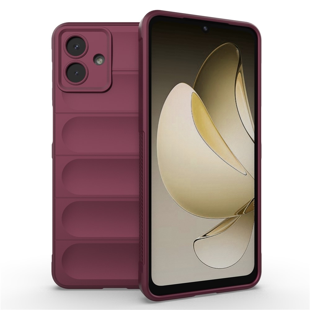 Rugg odolný gelový obal na Samsung Galaxy A07 4G - vínový