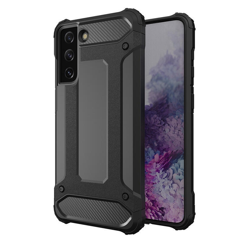 Armor odolný hybridní kryt na Samsung Galaxy S23 Ultra - černý