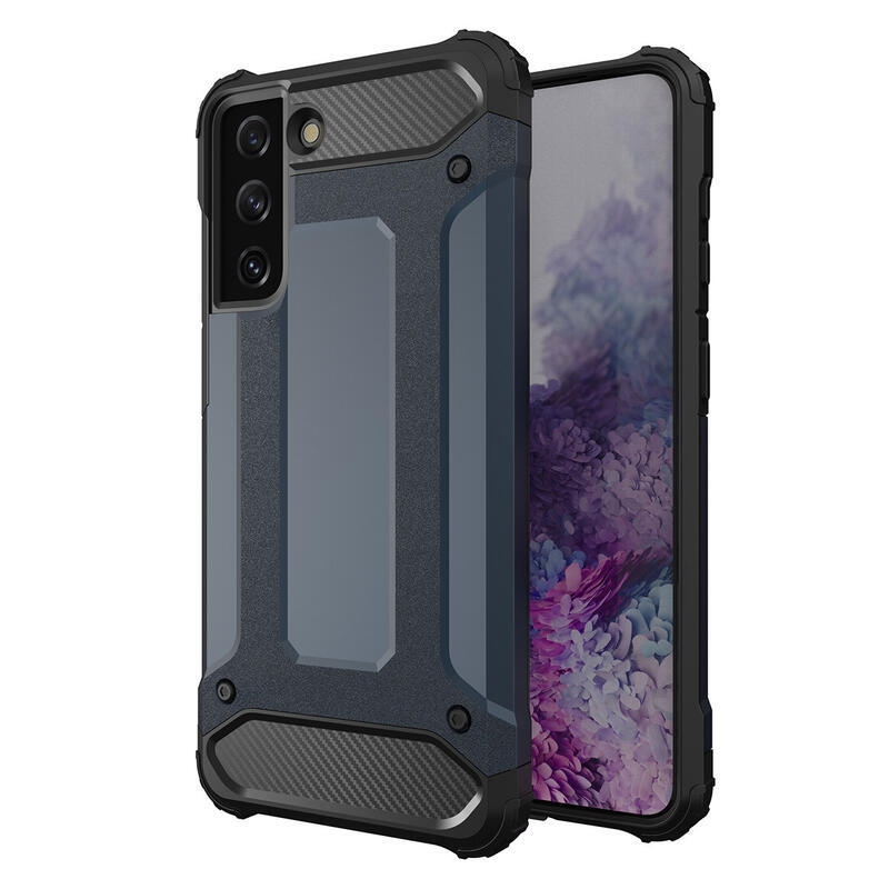 Armor odolný hybridní kryt na Samsung Galaxy S23 Ultra - tmavěmodrý