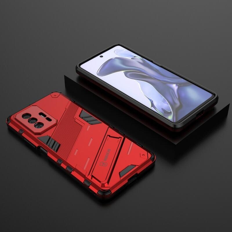 Armory odolný hybridní kryt pro mobil Xiaomi 11T/11T Pro - červený