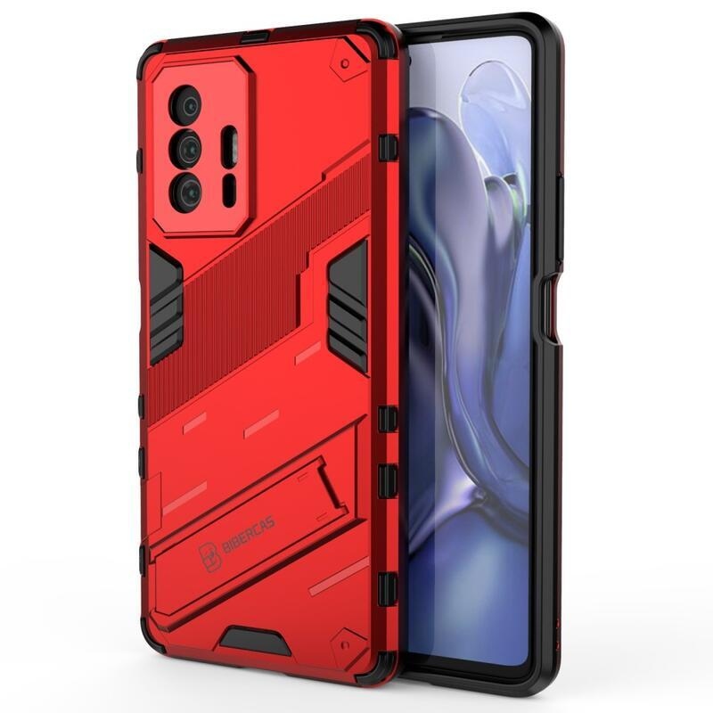 Armory odolný hybridní kryt pro mobil Xiaomi 11T/11T Pro - červený